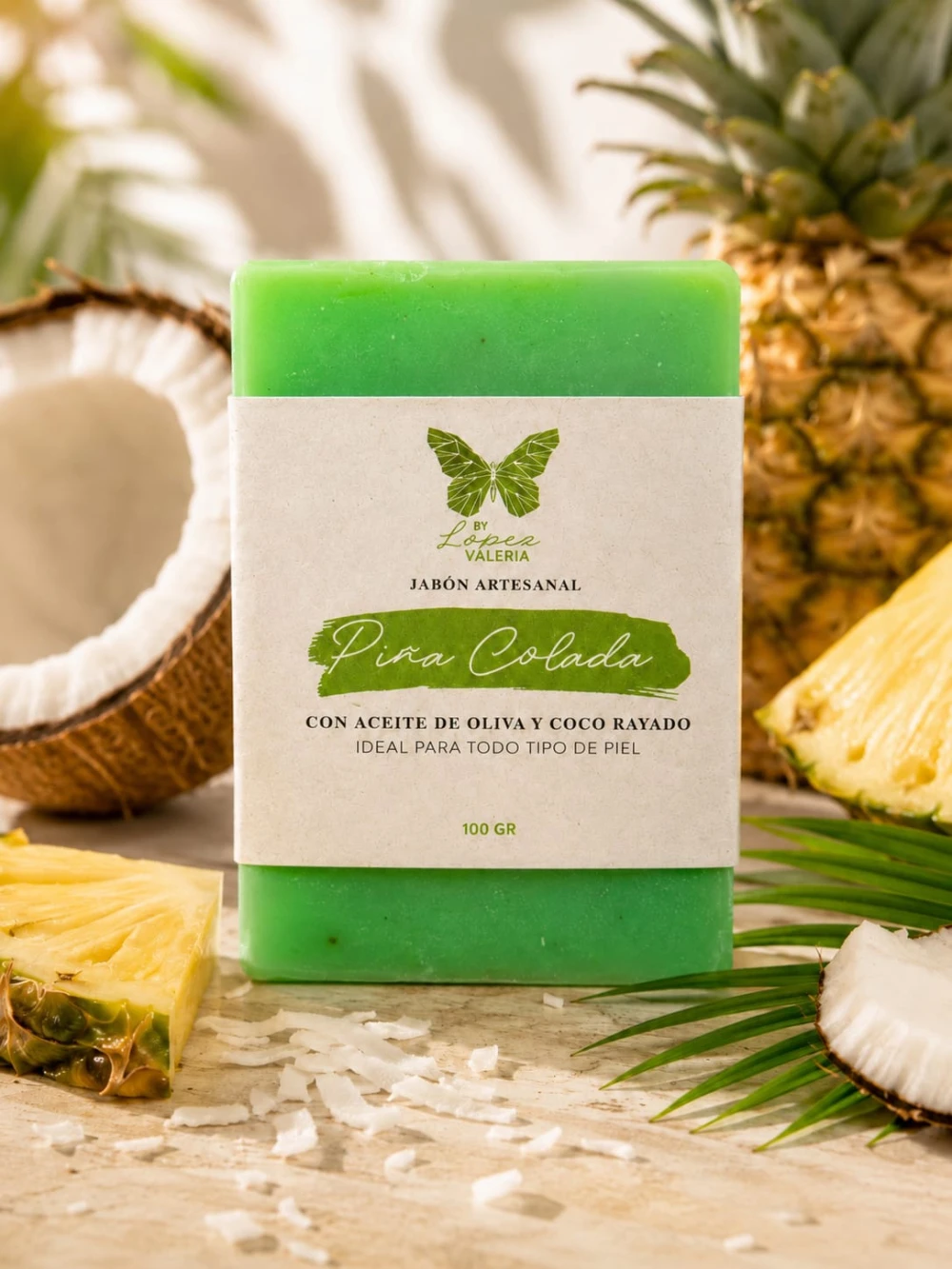 Jabón Artesanal de Piña Colada